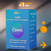 1000+ PLR Canva Planner Templates