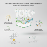 The Ultimate Health Wellness PLR Content Bundle (10k+ Assets!)