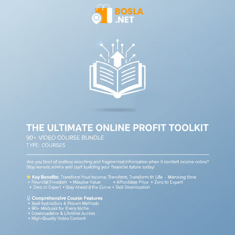 The Ultimate Online Profit Toolkit: 90+ Video Course Bundle