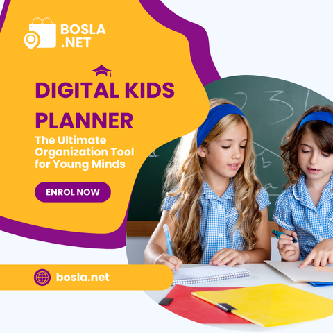 Digital Kids Planner – The Ultimate Organization Tool for Young Minds!