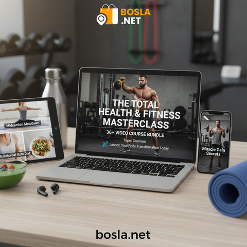 The Total Health & Fitness Masterclass: 36+ Video Course Bundle