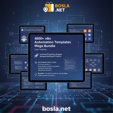 4000+ n8n Automation Templates Mega Bundle (AI, Social Media, & Business Workflows)