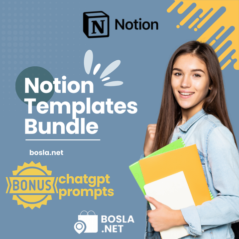 Notion Templates Bundle – The Ultimate Productivity Boost!