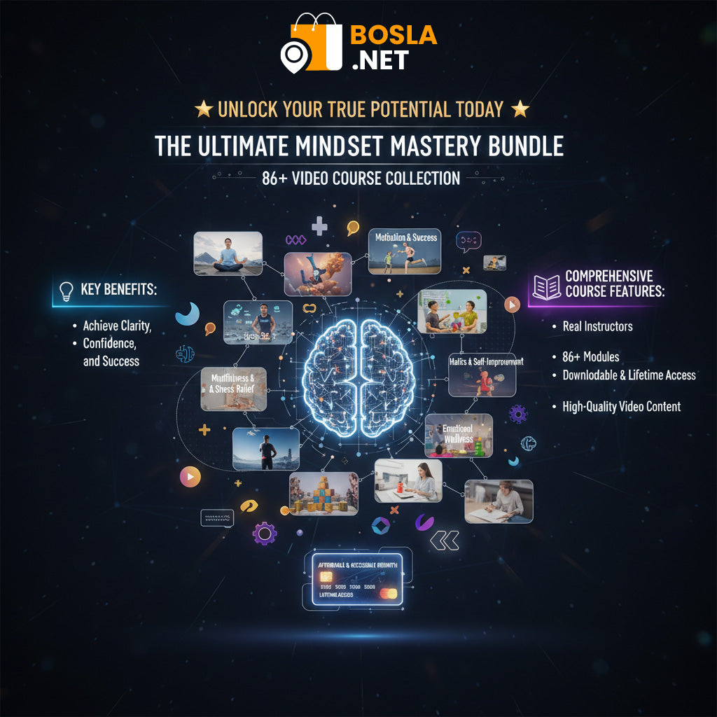 The Ultimate Mindset Mastery Bundle: 86+ Video Course Collection