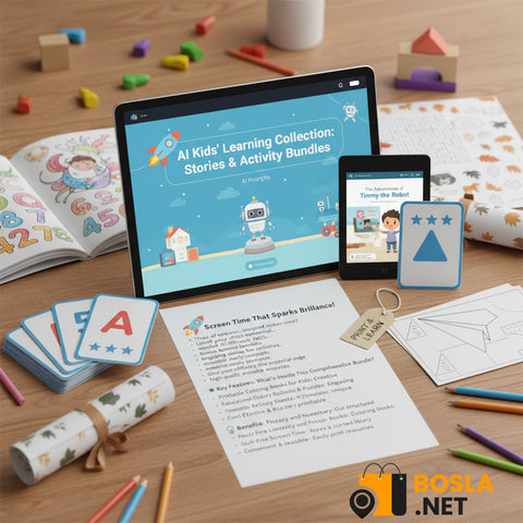 AI Kids' Learning Collection: Stories & Activity Bundles