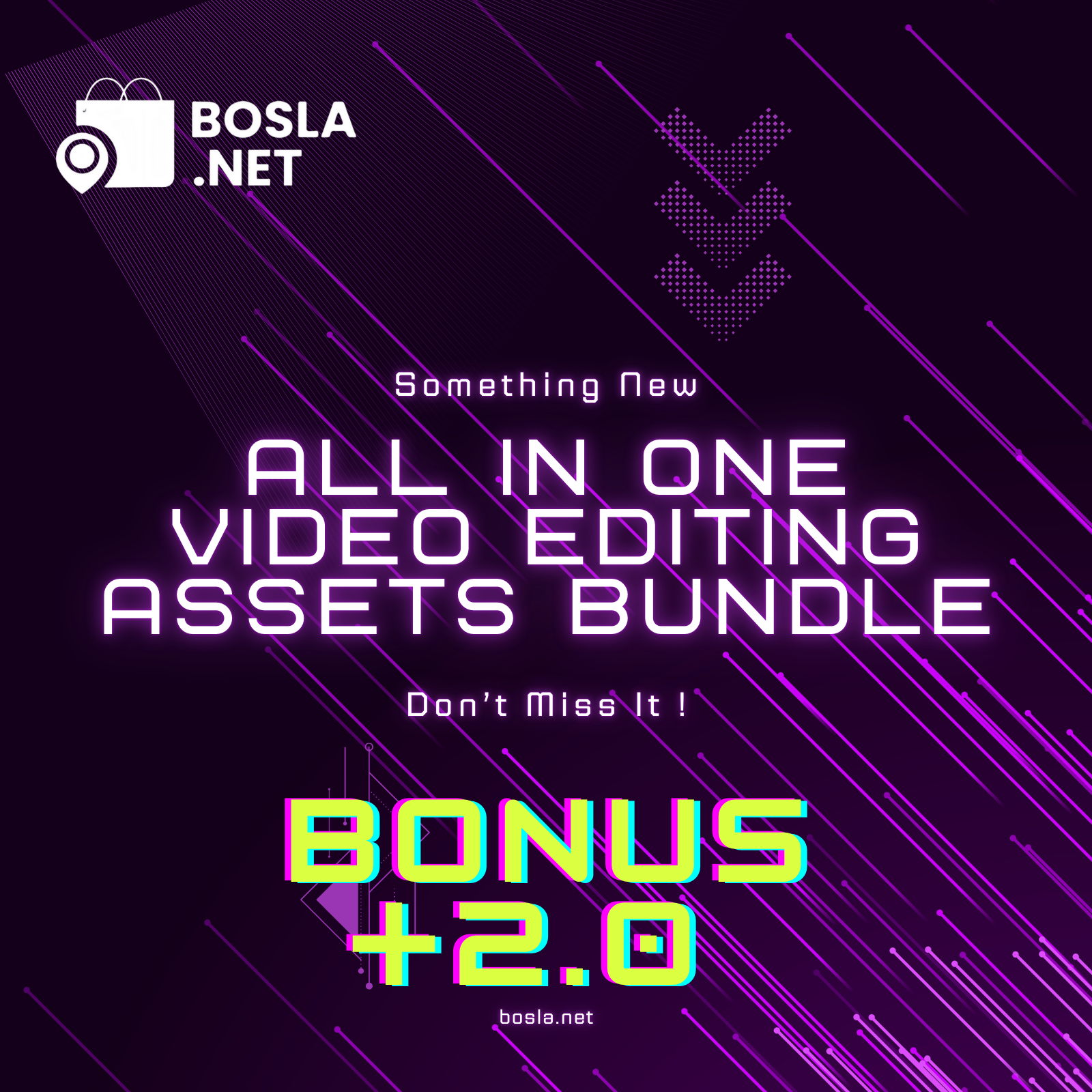 All In One Video Editing Assets Bundle 2.0 + bonus