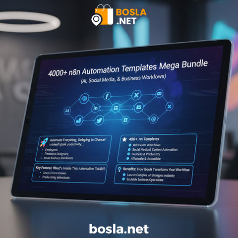 4000+ n8n Automation Templates Mega Bundle (AI, Social Media, & Business Workflows)