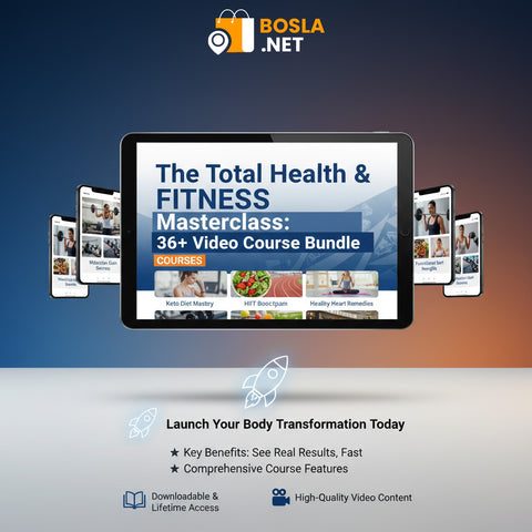 The Total Health & Fitness Masterclass: 36+ Video Course Bundle