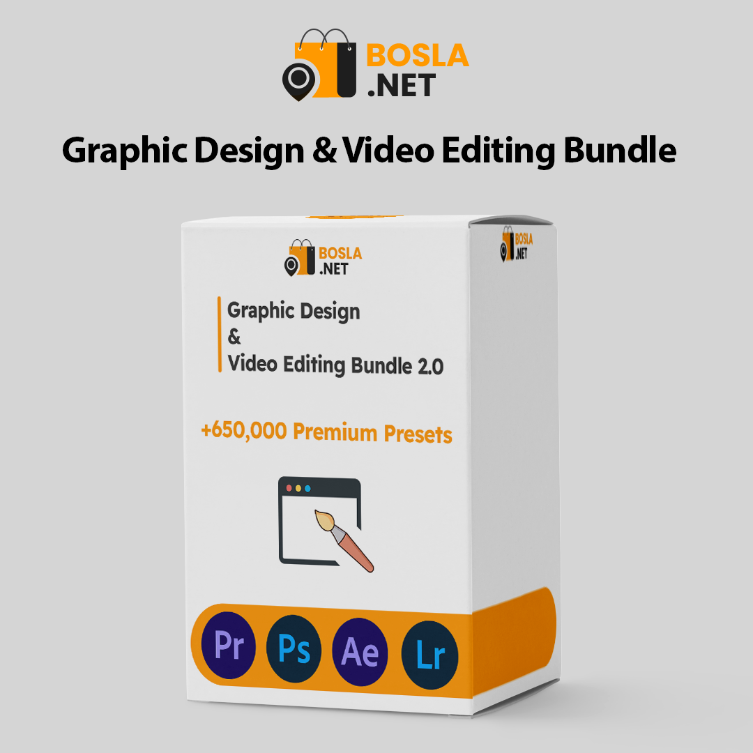 Graphic Design & Video Editing Resources Bundle 2.0