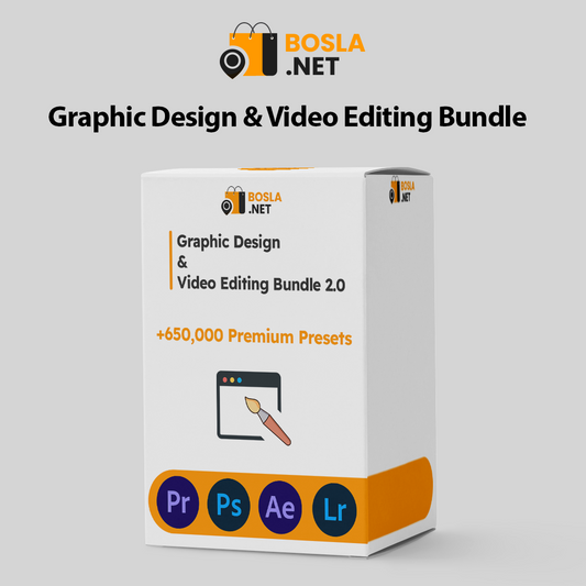 Graphic Design & Video Editing Resources Bundle 2.0