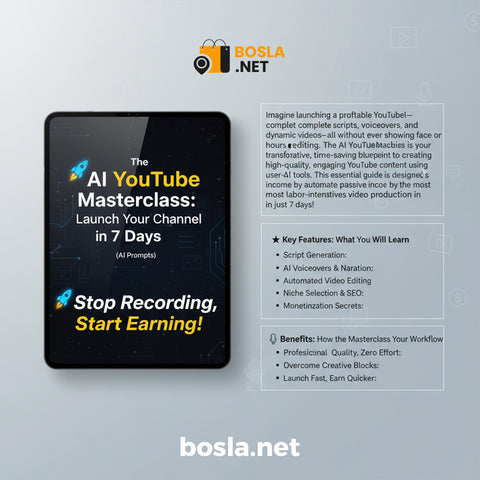 The AI YouTube Masterclass: Launch Your Channel in 7 Days