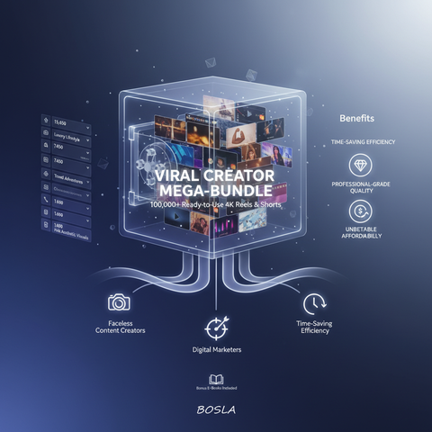 Viral Creator Mega-Bundle: 100,000+ Ready-to-Use 4K Reels & Shorts
