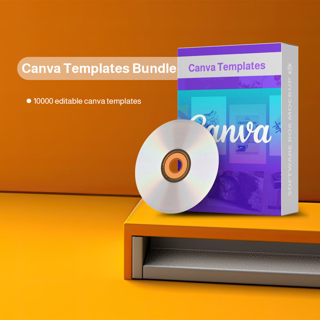 10,000 editable CANVA templates + Lifetime Canva Pro + Canva Course