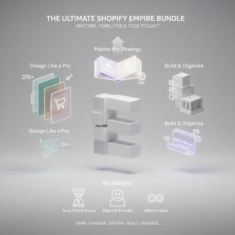 The Ultimate Shopify Empire Bundle: Mastery, Templates & Code Toolkit