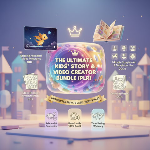 The Ultimate Kids' Story & Video Creator Bundle (PLR)