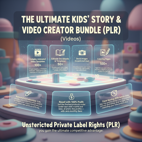 The Ultimate Kids' Story & Video Creator Bundle (PLR)