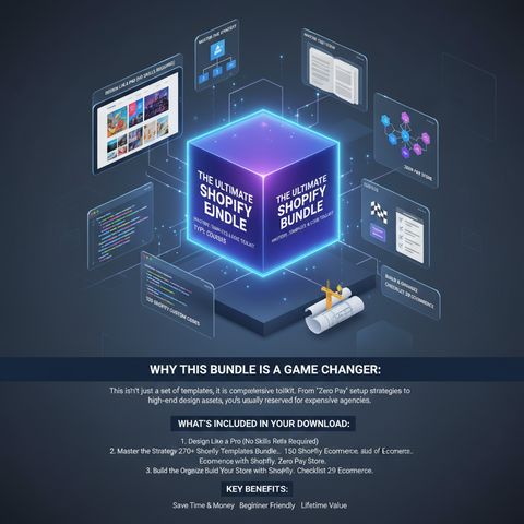 The Ultimate Shopify Empire Bundle: Mastery, Templates & Code Toolkit