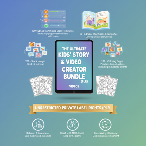 The Ultimate Kids' Story & Video Creator Bundle (PLR)