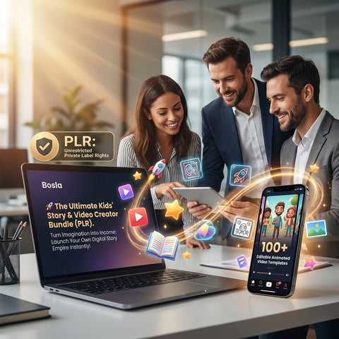 The Ultimate Kids' Story & Video Creator Bundle (PLR)