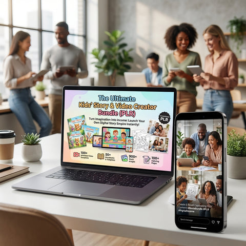 The Ultimate Kids' Story & Video Creator Bundle (PLR)