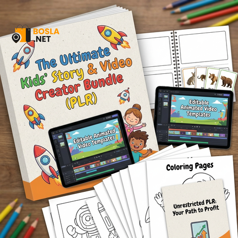 The Ultimate Kids' Story & Video Creator Bundle (PLR)