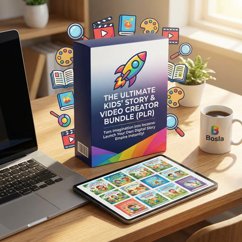 The Ultimate Kids' Story & Video Creator Bundle (PLR)