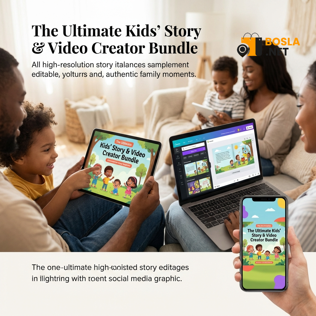 The Ultimate Kids' Story & Video Creator Bundle (PLR)